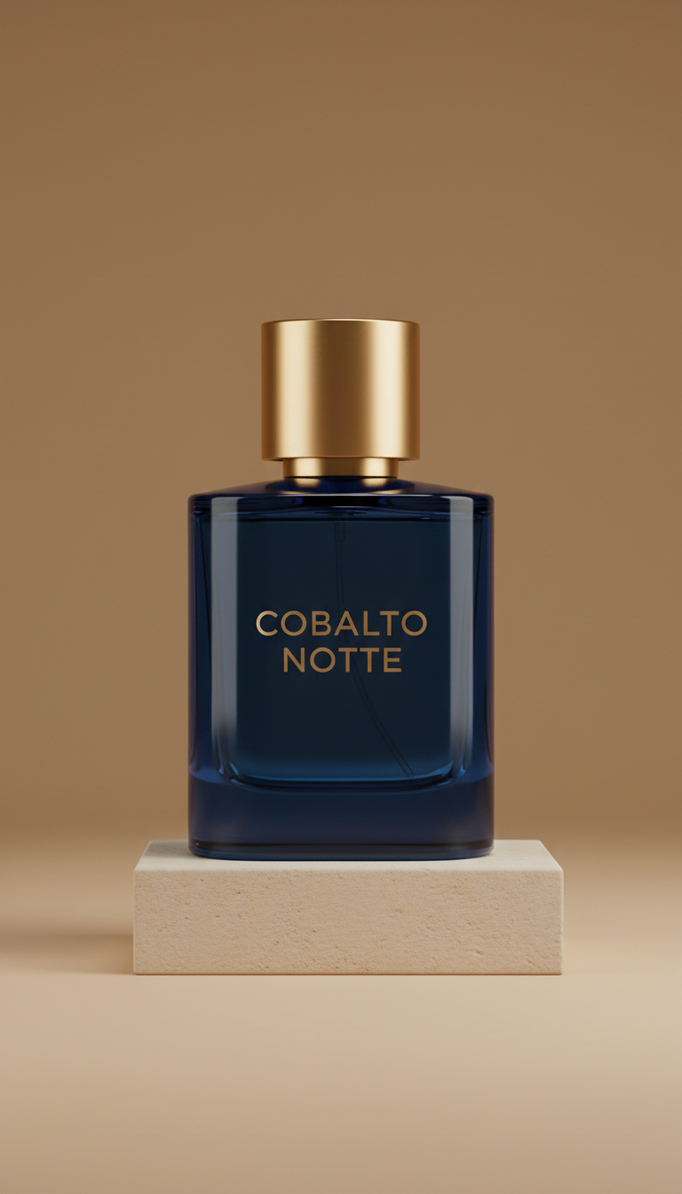 Profumo artistico vetro dorato