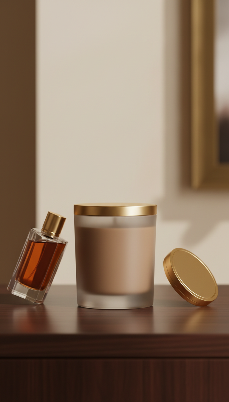 Candela vetiver e oro