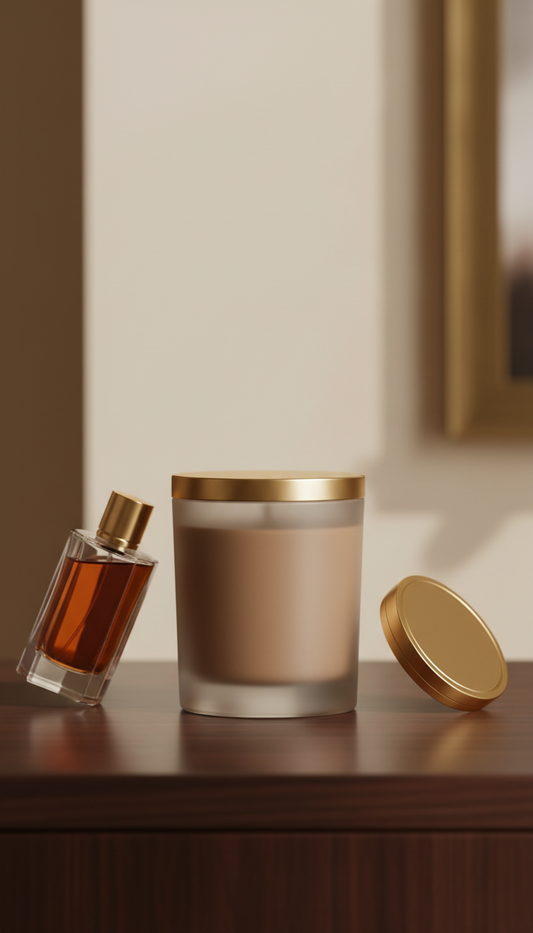 Candela vetiver e oro